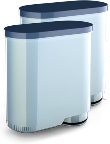 Philips AquaClean Filter, Kalkschutz, natürliche Kalkentfernung, verbesserter Kaffeegeschmack, einfache Installation, bis zu 5.000 Tassen ohne Entkalken, Click&Go-System, 2x Filter im Set (CA6903/22) von Philips Domestic Appliances