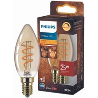 Led Lampe E14 - Kerze B35 3W 250lm 2200K ersetzt 25W Einerpack - yellow - Philips von Philips