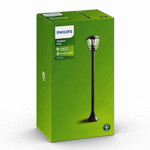 Philips myGarden Creek Wegeleuchte, 60W, Schwarz von Philips Lighting