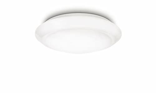 Philips myLiving Cinnabar LED Deckenleuchte (6W), runde LED Leuchte mit warmweißem Licht, energiesparende Raumbeleuchtung mit EyeComfort, weiß von Philips Lighting