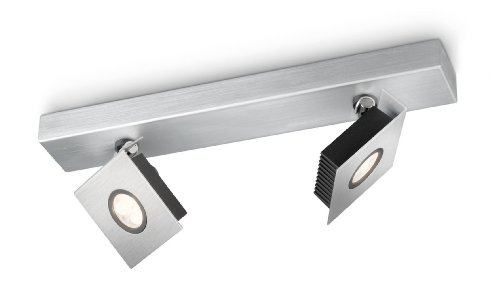 Philips myLiving Metrys LED Aufbauspot, 2-flammig, aluminium 564324816 Philips myLiving Metrys LED Aufbauspot, 2-flammig, aluminium 564324816 von Philips Lighting