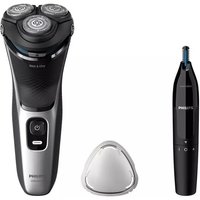 Philips - Rasierer rech. Serie 3000 + Nasenohrtrimmer /4 - S3143-02 von Philips