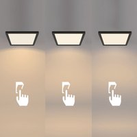 Philips - SceneSwitch 8720169347915 LED-Panel 12 w Warmweiß Schwarz von Philips