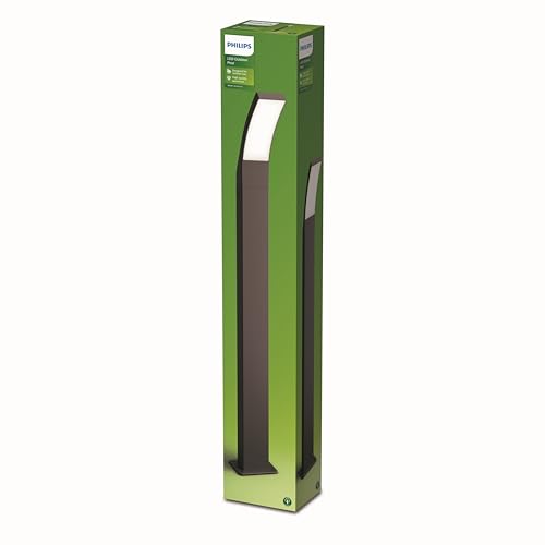 Philips Outdoor Splay LED Sockelleuchte, 12W, Anthrazit, warmweißes Licht 2.700K, IP44 Schutzklasse, integriertes Leuchtmittel Philips Outdoor Splay LED Sockelleuchte, 12W, Anthrazit, warmweißes Licht 2.700K, IP44 Schutzklasse, integriertes Leuchtmittel von Philips Lighting