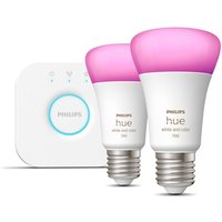 Philips Hue White und Color ambiance Kit de starter: 2 intelligente Glühbirnen E27 (1100) Philips Hue White und Color ambiance Kit de starter: 2 intelligente Glühbirnen E27 (1100) von Philips Hue