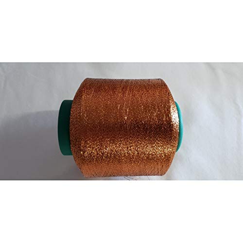 PhiloTeXX 500 g Metallgarn Kupfer 49,80 Euro/kg 86.000 m/kg Lame Beilaufgarn Glitzergarn 62% Polyester/ 38% Polyamid nach Ökotex Standard 100 Zertifiziert von PhiloTeXX