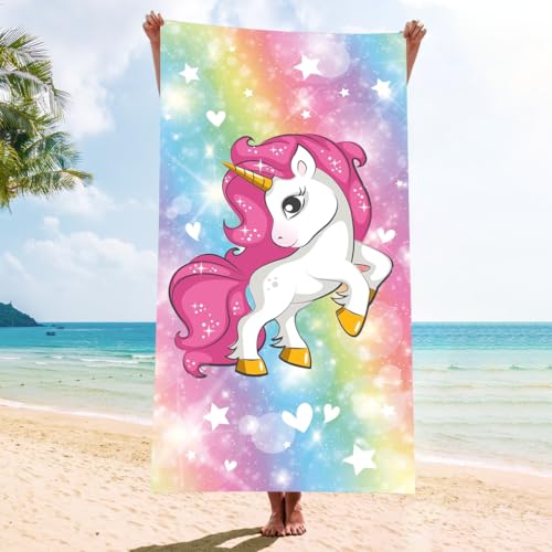 Philoctes Strandtuch Mikrofaser, 75 × 150cm Mikrofaser Handtuch, Badelaken Handtuch, Strandhandtuch Groß Sandfrei für Damen Herren Reise Kinder von Philoctes