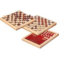 Philos 2803 Schach-/ Dame-Set (L x B) 320mm x 320mm inkl. Figuren von Philos