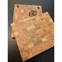 Handgefertigtes Hirholzschneidebrett Brett Aus Massiver Eiche von Philsjoinery