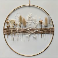 Diy-Set | Trockenblumenkranz Türkranz Fensterdeko Personalisiertes Geschenk Jga Wanddeko Sommer Trockenblumenring Frühling von PhinasWuestenblume
