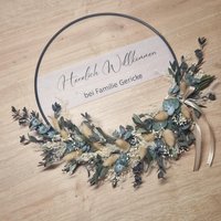 Trockenblumenkranz Personalisierter Weihnachtskranz/Namensschild Fensterdeko Türkranz Weihnachtsdeko Weihnachtsgeschenk Trockenblumenkranz Personalisierter Weihnachtskranz/Namensschild Fensterdeko Türkranz Weihnachtsdeko Weihnachtsgeschenk von PhinasWuestenblume
