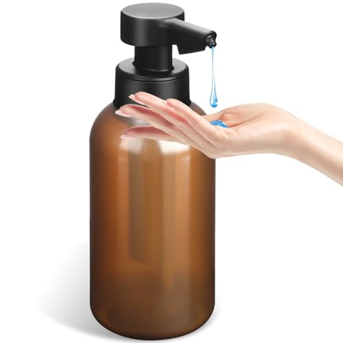 Ph neems Seifenspender Automatisch Elektrischer Automatic Soap Dispenser Mit Sensor No Touch Sensor Automatischer Seifenspender FüR Bad,KüChe,BüRo 450ML Braun von Phneems