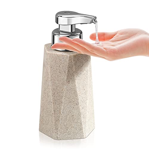Phneems Seifenspender Automatisch Elektrischer Automatic Soap Dispenser Mit Sensor No Touch Sensor Automatischer Seifenspender FüR Bad,KüChe,BüRo Gelb Sand von Phneems