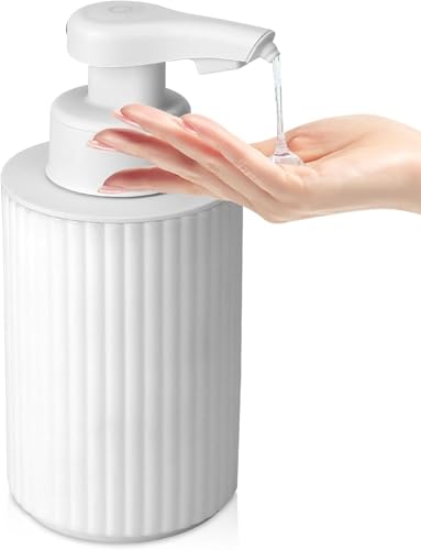 Phneems Seifenspender Automatisch Elektrischer Automatic Soap Dispenser Mit Sensor No Touch Sensor Automatischer Seifenspender FüR Bad,KüChe,BüRo USB Weiß von Phneems