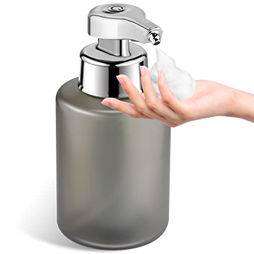 Seifenspender Automatisch Elektrische Seifenspender Sensor Mit Sensor Seifenspender Automatischer Schaum Soap Dispenser Automatic No Touch Schaumspender FüR Bad,KüChe,BüRo Grau von Phneems