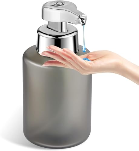 Seifenspender Automatisch Elektrischer Automatic Soap Dispenser Mit Sensor No Touch Sensor Automatischer Seifenspender FüR Bad,KüChe,BüRo Grau von Phneems