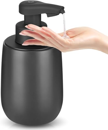 Seifenspender Automatisch Elektrischer Automatic Soap Dispenser Mit Sensor No Touch Sensor Automatischer Seifenspender FüR Bad,KüChe,BüRo Grau von Phneems