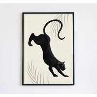 Black Panther Home Decor Wand Kunst Druck A2 von PhoebeWalkerDesigns