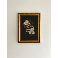 Floral Schlange Home Dekor Wand Kunstdruck A4 A3 von PhoebeWalkerDesigns