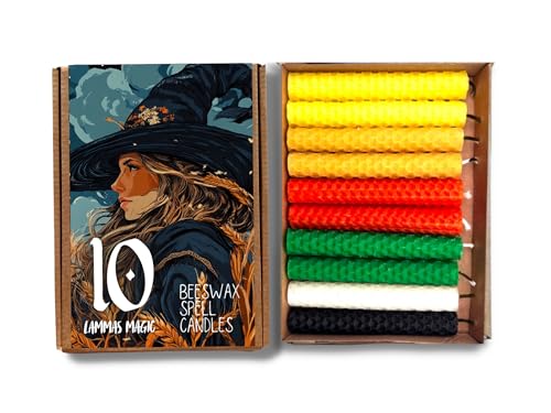 Phoenix Candle Company Bienenwachskerzen-Set (Lammas), 10 cm, 10 Stück, 10CANDLES von Phoenix Candle Company
