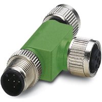 Phoenix Contact - 1541186 Sensor-/Aktor-Verteiler und Adapter M12 Adapter, T-Form Polzahl Sensoren: 5 von Phoenix Contact