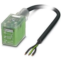 Gebraucht] Phoenix Contact Ventilstecker Stecker Angespritzter Leitung Polzahl: 3 Schwarz B-Ware von Phoenix Contact