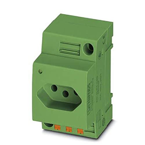 PHOENIX CONTACT EO-N/PT/LED/GN Steckdose, Steckgesicht Typ N, Push-in-Federanschluss, 9.990g, Grün, 5 Stück PHOENIX CONTACT EO-N/PT/LED/GN Steckdose, Steckgesicht Typ N, Push-in-Federanschluss, 9.990g, Grün, 5 Stück von PHOENIX CONTACT