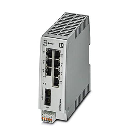 PHOENIX CONTACT FL SWITCH 2207-FX SM Managed Switch 2000, 7 RJ45-Ports 10/100 MBit/s, 1 SC-Singlemode 100 MBit/s, Schutzart: IP20, PROFINET Conformance-Class B von PHOENIX CONTACT