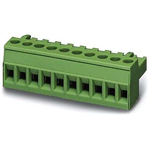 PHOENIX CONTACT MSTBT 2,5/4-ST BD:9-12 Leiterplattenstecker, 2.5 mm² Nennquerschnitt, 4 Anzahl der Potenziale, MSTBT 2.5/.-ST Artikelfamilie, 5mm Rastermaß, Grün, 50 Stück PHOENIX CONTACT MSTBT 2,5/4-ST BD:9-12 Leiterplattenstecker, 2.5 mm² Nennquerschnitt, 4 Anzahl der Potenziale, MSTBT 2.5/.-ST Artikelfamilie, 5mm Rastermaß, Grün, 50 Stück von PHOENIX CONTACT