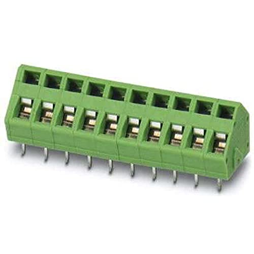 PHOENIX CONTACT ZFKDSA 1,5C-5,0-7 Leiterplattenklemme, 1.5mm² Nennquerschnitt, 7 Anschlüsse, ZFKDS(A) 1,5C Artikelfamilie, 5mm Rastermaß, 3.5mm Pinlänge, Grün, 50 Stück von PHOENIX CONTACT