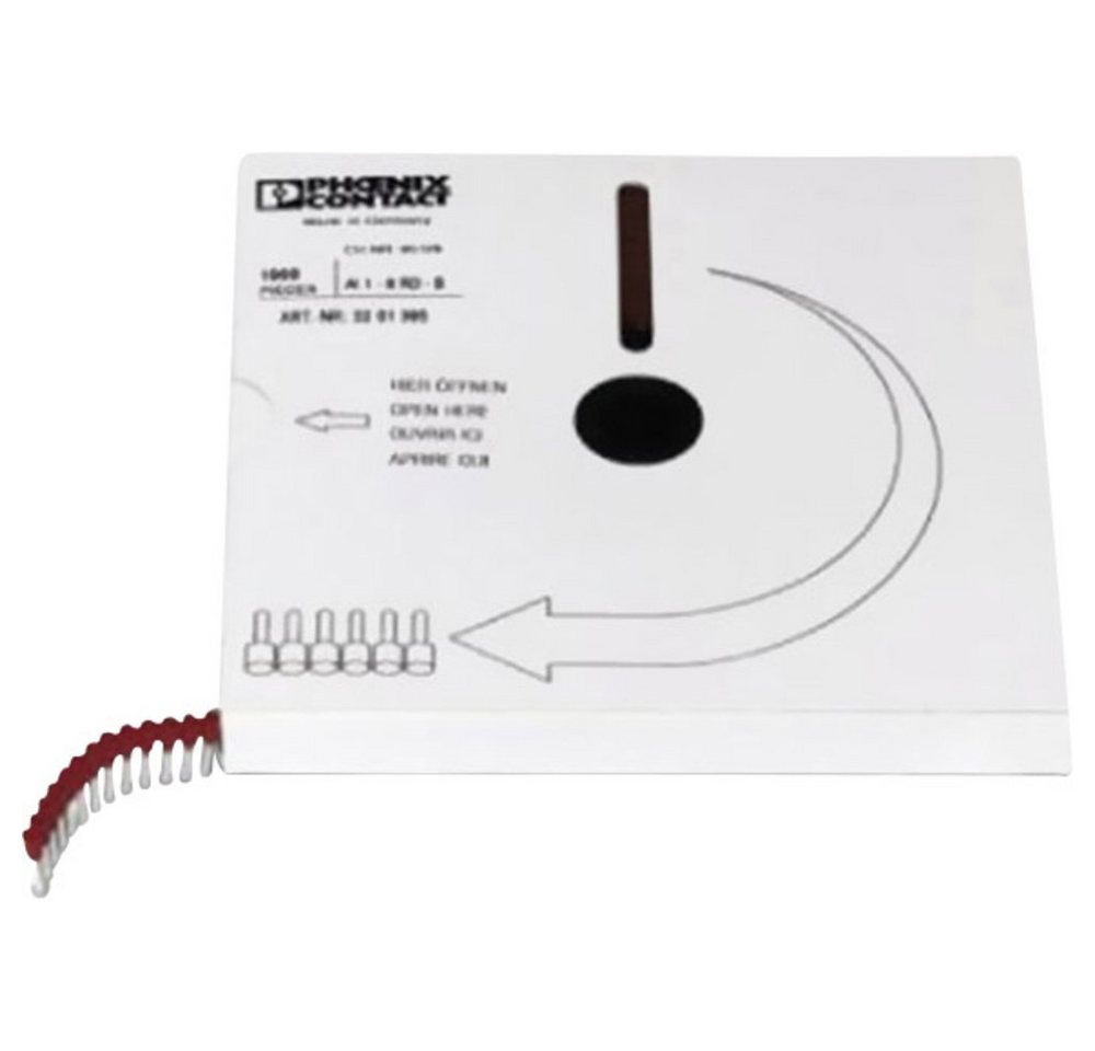 Phoenix Contact Aderendhülsen Phoenix Contact 3201592 Aderendhülse 1.5 mm² Teilisoliert Rot 1000 St., AI 1,5 - 8 RD-B Phoenix Contact Aderendhülsen Phoenix Contact 3201592 Aderendhülse 1.5 mm² Teilisoliert Rot 1000 St., AI 1,5 - 8 RD-B von Phoenix Contact