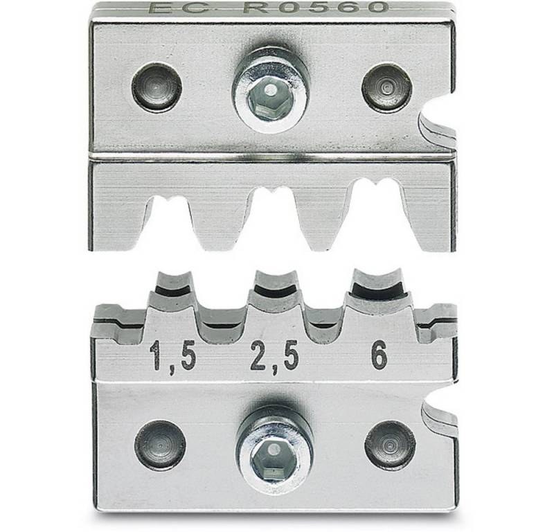 Phoenix Contact Crimpzange Phoenix Contact CF 500/DIE SC 6 1212242 Crimpgesenk Flachsteckhülsen von Phoenix Contact