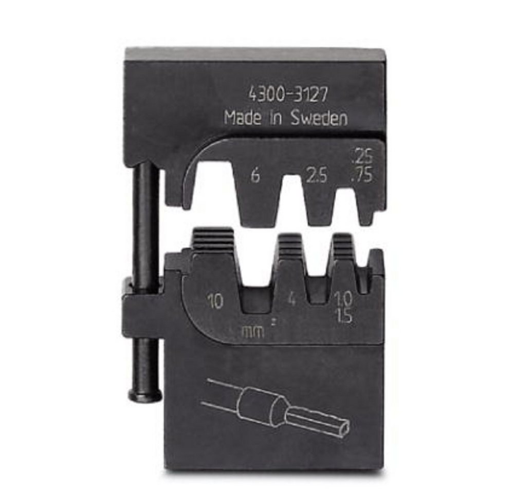 Phoenix Contact Crimpzange Phoenix Contact CRIMPFOX-M 10/DIE 1212080 Crimpgesenk Aderendhülsen 0 von Phoenix Contact