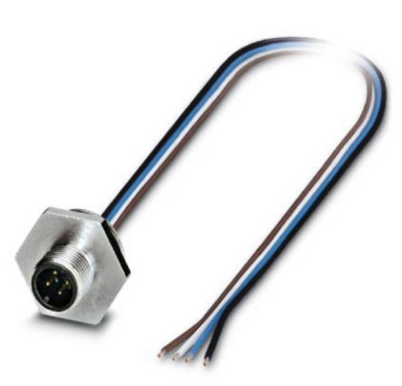 Phoenix Contact Steckdose Phoenix Contact 1408415 Sensor-/Aktor-Einbausteckverbinder Stecker, E, SACC-E-M12MS-4CON-M20/0,5 VA von Phoenix Contact