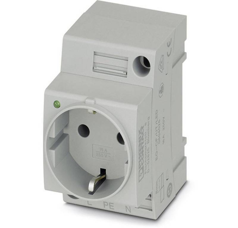 Phoenix Contact Steckdose Schaltschrank-Steckdose Phoenix Contact EO-CF/UT/LED Grau 1 St., EO-CF/UT/LED von Phoenix Contact