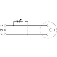 Phoenix Contact Steckdose Steckgesicht Typ CF EO-CF/PT/LED/GN von Phoenix Contact