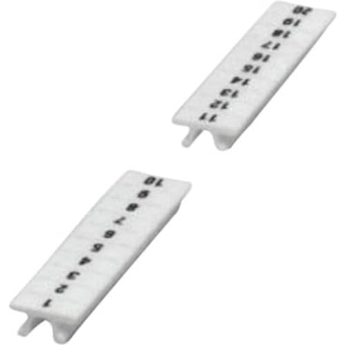 Phoenix Contact ZACKBAND 10-TEILIG 1050017:0021 10 ST ZB 5.LGS:FORTL.ZAHLEN 21-30 Weiß 1.300g Gewicht, 10 Stück Phoenix Contact ZACKBAND 10-TEILIG 1050017:0021 10 ST ZB 5.LGS:FORTL.ZAHLEN 21-30 Weiß 1.300g Gewicht, 10 Stück von PHOENIX CONTACT