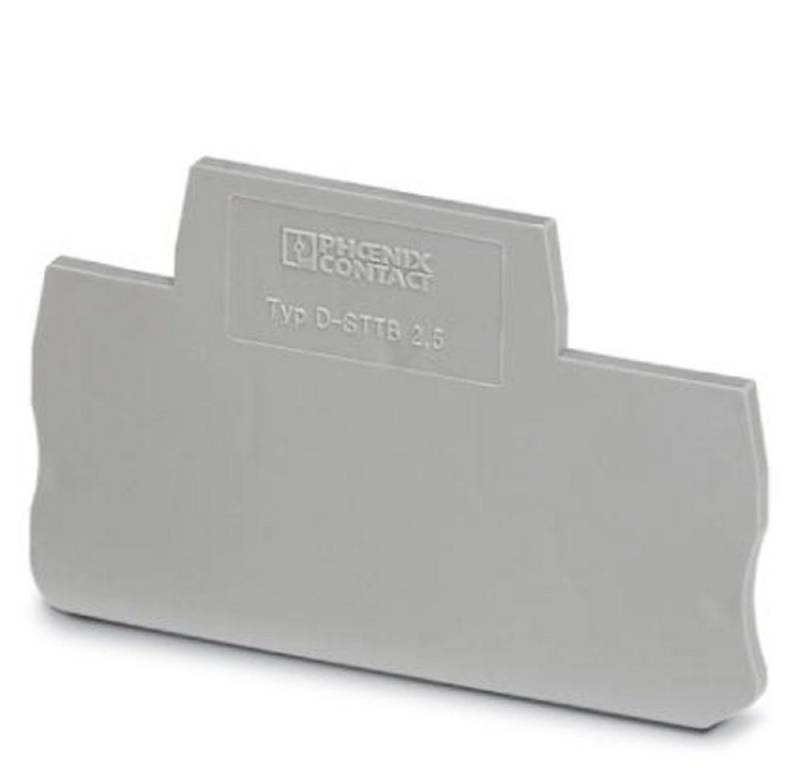 Phoenix Contact Zusatzklemmen D-STTB 2,5 - Abschlussdeckel D-STTB 2,5 Phoenix Contact Inhalt: 50 St., (D-STTB 2.5) von Phoenix Contact
