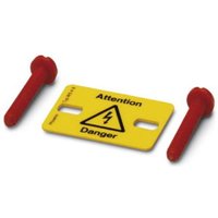 Phoenix Contact 1004416 Warnschild Achtung Kunststoff (B x H) 40mm x 25mm DIN 61010-1 10St. von Phoenix Contact