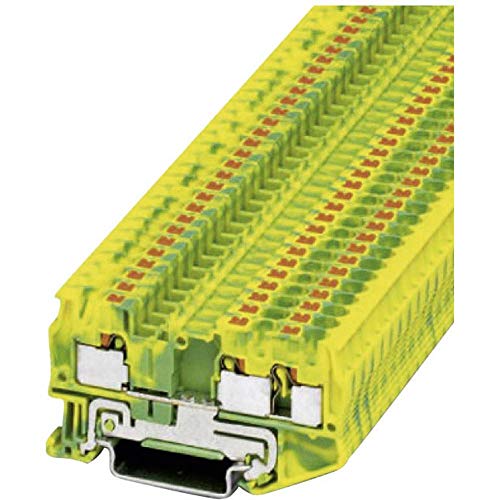 PHOENIX CONTACT Schutzleiter-Reihenklemme PT 4-TWIN-PE, 3211780, Grün-gelb, 1 Stück von Phoenix Safe