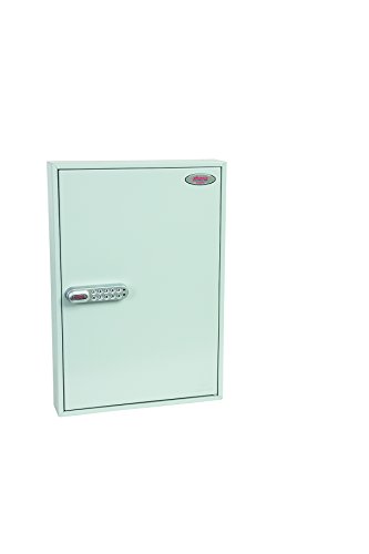 Phoenix Safe Company – KC0603E Commercial Key Cabinet - 100 Hooks | Electronic Lock | Key Holder Wall Mounted | Power Coated Paint | 7kg, Hellgrau von Phoenix Safe Company