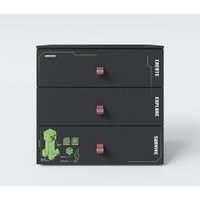 MINECRAFT Kommode mit 3 Schubladen, integrierter RGB LED Beleuchtung von Phoenix