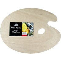 Malpalette zum Mischen von Farben, HOLZ, Phoenix, oval, flach, 30x40cm Malpalette zum Mischen von Farben, HOLZ, Phoenix, oval, flach, 30x40cm von Phoenix