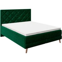 PHOENIX Boxspringbett »AUDREY«, BxHxL: 190 x 118 x 210 cm, Holz/Metall/Kunststoff - gruen PHOENIX Boxspringbett »AUDREY«, BxHxL: 190 x 118 x 210 cm, Holz/Metall/Kunststoff - gruen von Phoenix