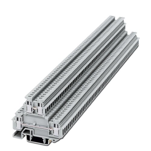 PHOENIX CONTACT MBKKB 2.5 Mini-Durchgangsklemme, 0.2mm²-4mm² Querschnitt, 24-12 AWG, 5.2mm Breite, Grau, 50 Stück von Phoenix