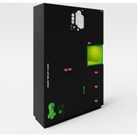 PHOENIX Kleiderschrank »MINECRAFT«, BxHxT: 135 x 200 x 50 cm - schwarz von Phoenix