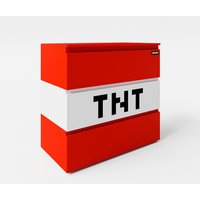 PHOENIX Kommode »MINECRAFT«, BxHxT: 80 x 77 x 44 cm - rot | weiss von Phoenix