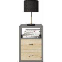 PHOENIX Raumteiler-Regal »Fortuna«, BxHxL: 58 x 39,2 x 34 cm, inkl. Schubladencontainer - grau von Phoenix