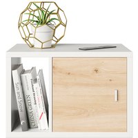 PHOENIX Raumteiler-Regal »Fortuna«, BxHxL: 58 x 39,2 x 34 cm, inkl. Türeinsatz - weiss von Phoenix