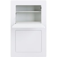 PHOENIX Schreibtisch »Milano«, BxH: 81 x 128,5 cm, MDF/Spanplatte/ABS/Metall - weiss von Phoenix